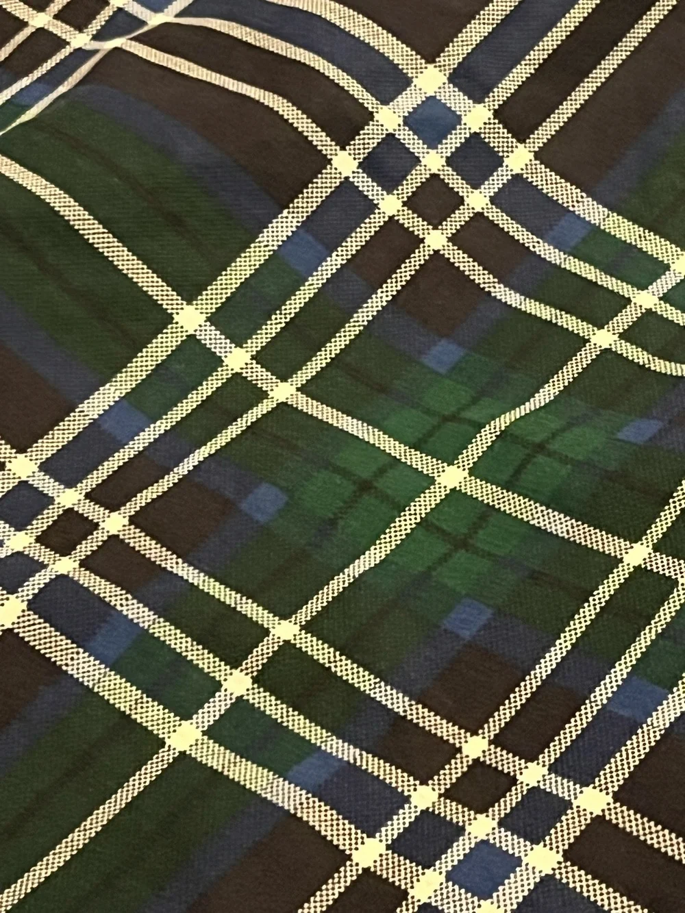 Nautica ~ Duvet ~Navy Green Plaid Duvet Cover Set~ Quality~ 💯 % Cotton